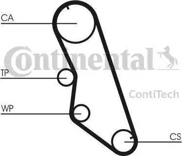 Continental CT754K1 - Zobsiksnas komplekts autodraugiem.lv