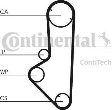 Continental CT707K1 - Zobsiksnas komplekts autodraugiem.lv