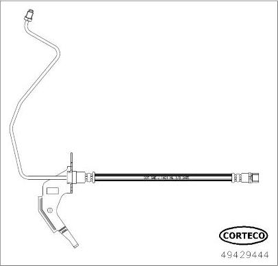 Corteco 49429444 - Bremžu šļūtene autodraugiem.lv