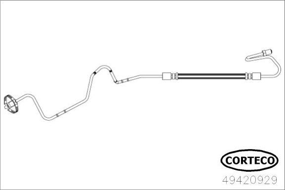 Corteco 49420929 - Bremžu šļūtene autodraugiem.lv