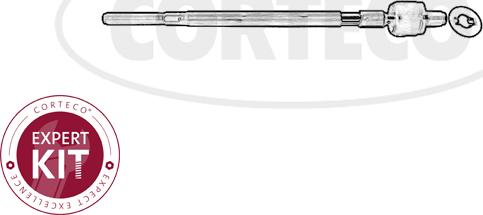 Corteco 49399395 - Aksiālais šarnīrs, Stūres šķērsstiepnis autodraugiem.lv