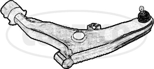 Corteco 49397472 - Neatkarīgās balstiekārtas svira, Riteņa piekare autodraugiem.lv