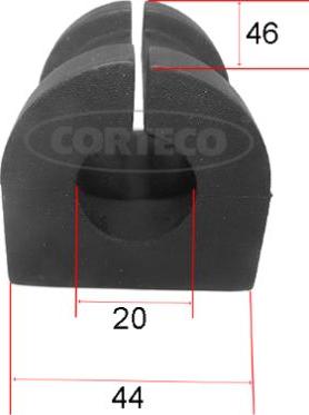 Corteco 49363595 - Bukse, Stabilizators autodraugiem.lv