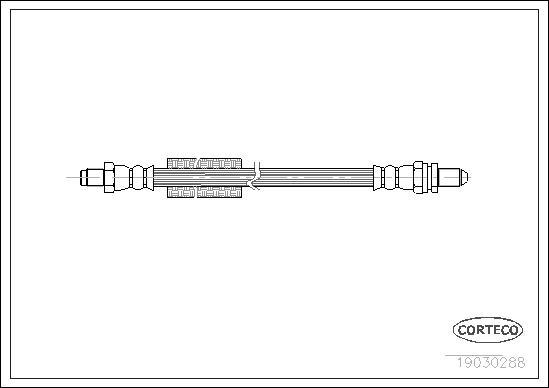 Corteco 19030288 - Bremžu šļūtene autodraugiem.lv