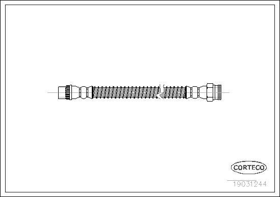 Corteco 19031244 - Bremžu šļūtene autodraugiem.lv