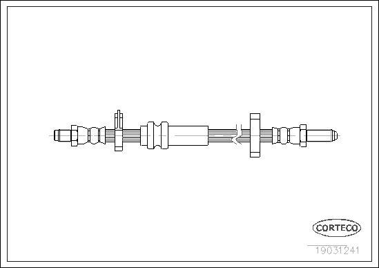 Corteco 19031241 - Bremžu šļūtene autodraugiem.lv