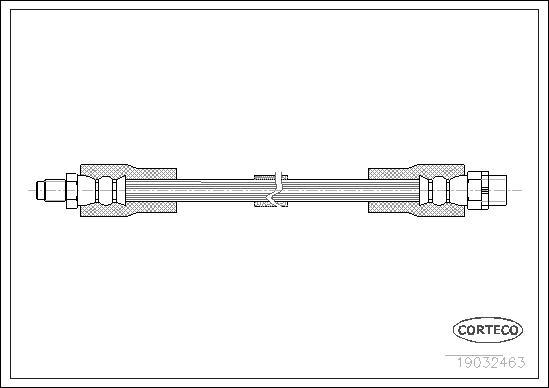 Corteco 19032463 - Bremžu šļūtene autodraugiem.lv