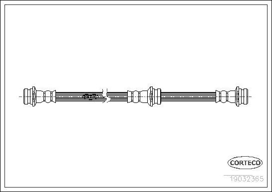 Corteco 19032365 - Bremžu šļūtene autodraugiem.lv