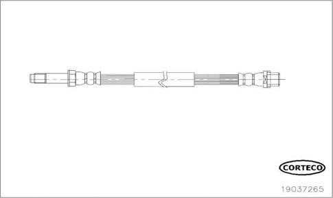 Corteco 19037265 - Bremžu šļūtene autodraugiem.lv