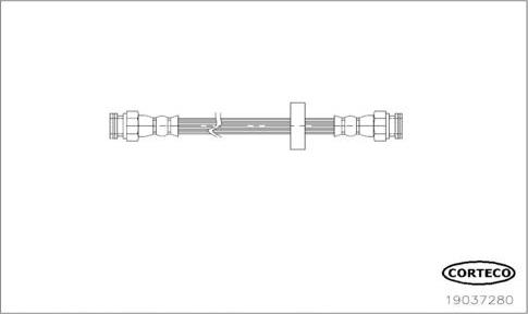 Corteco 19037280 - Bremžu šļūtene autodraugiem.lv