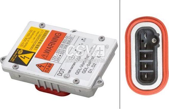 CSV electronic parts CFX2658 - Strāvas ierobežotājs, Gāzizlādes spuldze autodraugiem.lv