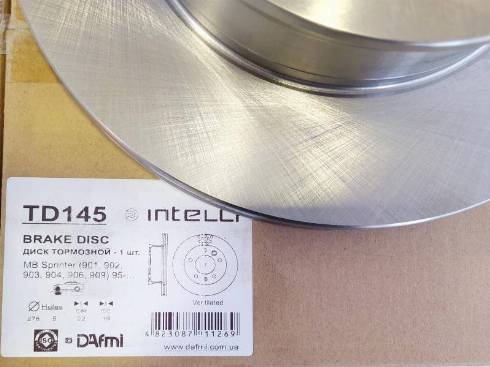 Dafmi TD145 - Bremžu diski autodraugiem.lv