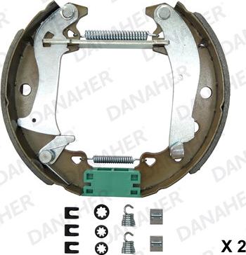 Danaher 110.10461A - Bremžu loku komplekts autodraugiem.lv