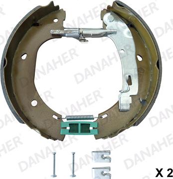 Danaher 110.10539A - Bremžu loku komplekts autodraugiem.lv