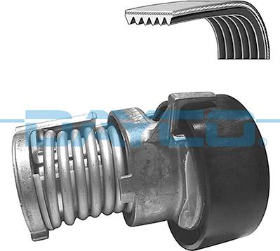 Dayco KPV635 - Ķīļrievu siksnu komplekts autodraugiem.lv