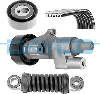 Dayco KPV193 - Ķīļrievu siksnu komplekts autodraugiem.lv
