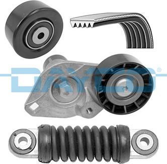 Dayco KPV201 - Ķīļrievu siksnu komplekts autodraugiem.lv