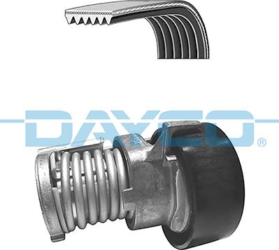 Dayco KPV715 - Ķīļrievu siksnu komplekts autodraugiem.lv