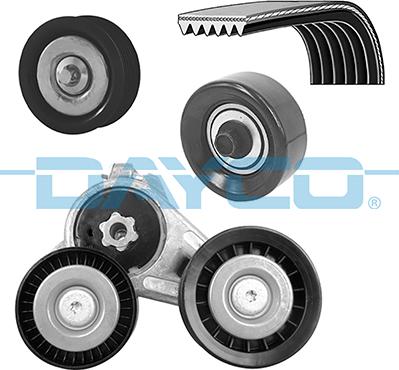 Dayco KPV723 - Ķīļrievu siksnu komplekts autodraugiem.lv