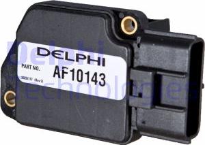 Delphi AF10143-11B1 - Gaisa masas mērītājs autodraugiem.lv