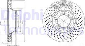 Delphi BG9094C - Bremžu diski autodraugiem.lv