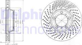 Delphi BG9095C - Bremžu diski autodraugiem.lv