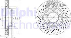 Delphi BG9095 - Bremžu diski autodraugiem.lv