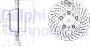 Delphi BG9097C - Bremžu diski autodraugiem.lv