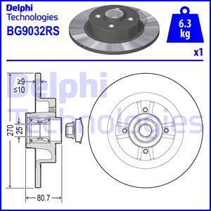 Delphi BG9032RS - Bremžu diski autodraugiem.lv