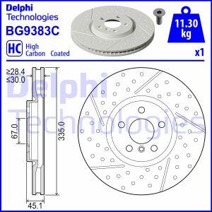 Delphi BG9383C - Bremžu diski autodraugiem.lv