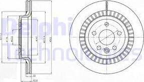 Delphi BG4270 - Bremžu diski autodraugiem.lv