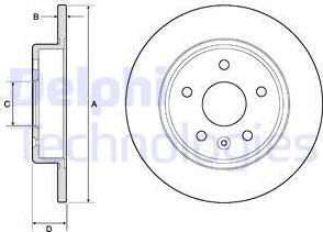 DJ Parts BD3018 - Bremžu diski autodraugiem.lv