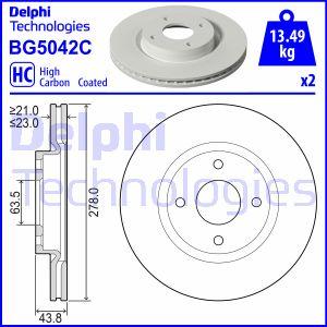 Delphi BG5042C - Bremžu diski autodraugiem.lv