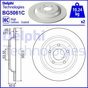 Delphi BG5061C - Bremžu diski autodraugiem.lv