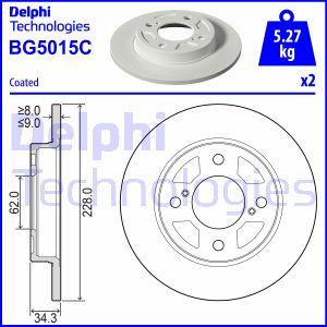 Delphi BG5015C - Bremžu diski autodraugiem.lv