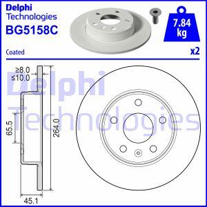 Delphi BG5158C - Bremžu diski autodraugiem.lv