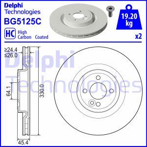 Delphi BG5125C - Bremžu diski autodraugiem.lv