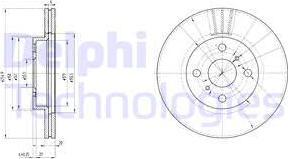Delphi BG3520 - Bremžu diski autodraugiem.lv