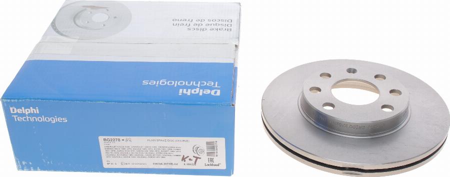 Delphi BG2278 - Bremžu diski autodraugiem.lv