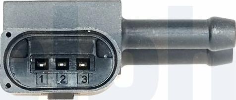 Delphi DPS00060-12B1 - Devējs, Izplūdes gāzu spiediens autodraugiem.lv