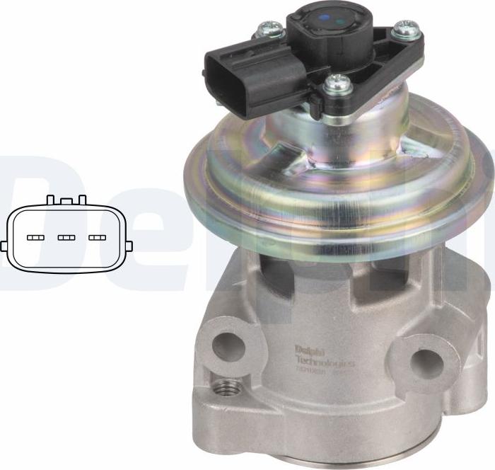 Delphi EG10628-12B1 - Izpl. gāzu recirkulācijas vārsts autodraugiem.lv