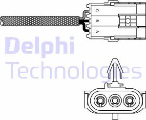 Delphi ES10995-12B1 - Lambda zonde autodraugiem.lv