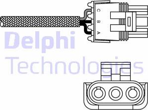 Delphi ES10990-12B1 - Lambda zonde autodraugiem.lv