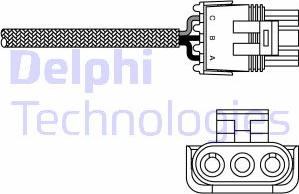 Delphi ES10969-12B1 - Lambda zonde autodraugiem.lv