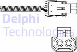 Delphi ES10989-12B1 - Lambda zonde autodraugiem.lv