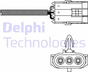 Delphi ES10970-12B1 - Lambda zonde autodraugiem.lv