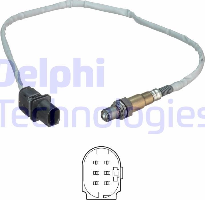 Delphi ES20541-12B1 - Lambda zonde autodraugiem.lv