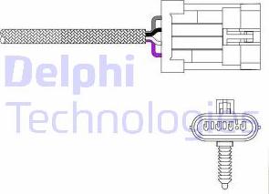 Delphi ES20023 - Lambda zonde autodraugiem.lv