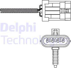 Delphi ES20135-12B1 - Lambda zonde autodraugiem.lv
