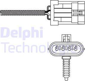 Delphi ES20135 - Lambda zonde autodraugiem.lv